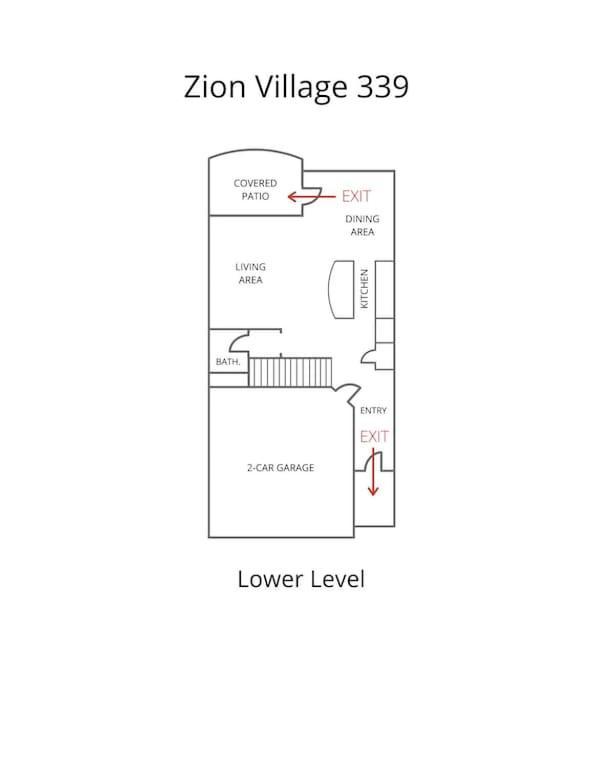 Zion Village 339 3 Bed, 2 And A Half Bath, Game Systems, Mister System, And Community Pool Гаррікейн Екстер'єр фото